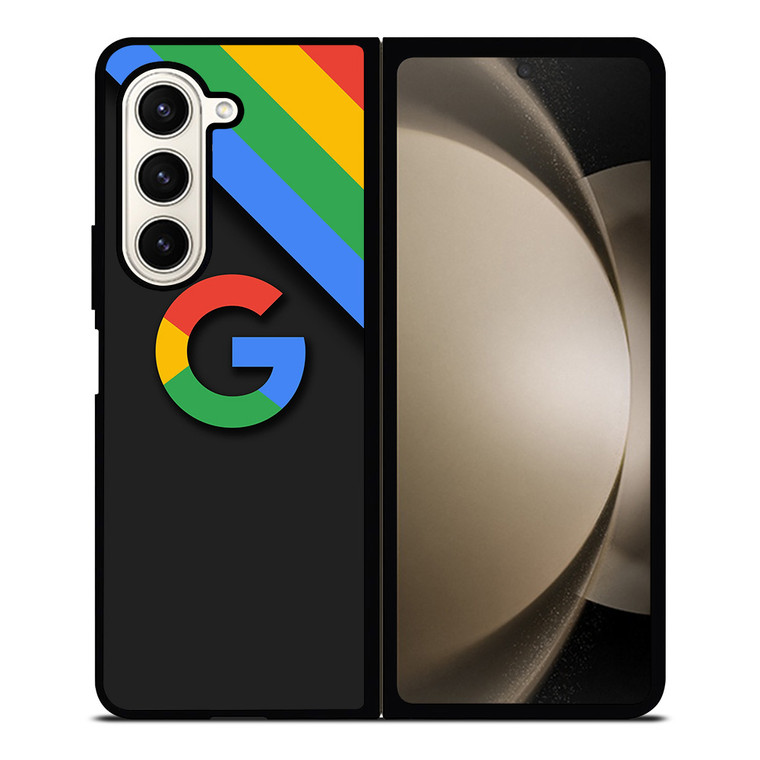 GOOGLE LOGO STRIPE Samsung Galaxy Z Fold 5 Case Cover GOOGLE LOGO STRIPE Samsung Galaxy Z Fold 5 Case Cover
