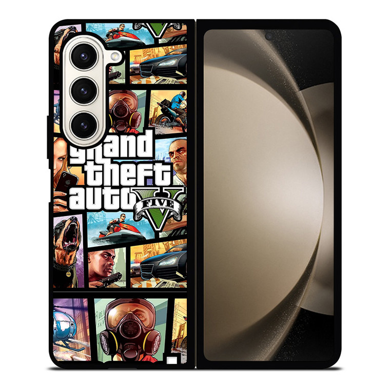 GRAND THEFT AUTO GTA GAME Samsung Galaxy Z Fold 5 Case Cover