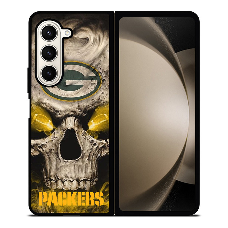 GREEN BAY PACKERS SKULL LOGO Samsung Galaxy Z Fold 5 Case Cover