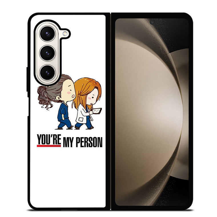 GREYS ANATOMY YOU'RE MY PERSON Samsung Galaxy Z Fold 5 Case Cover