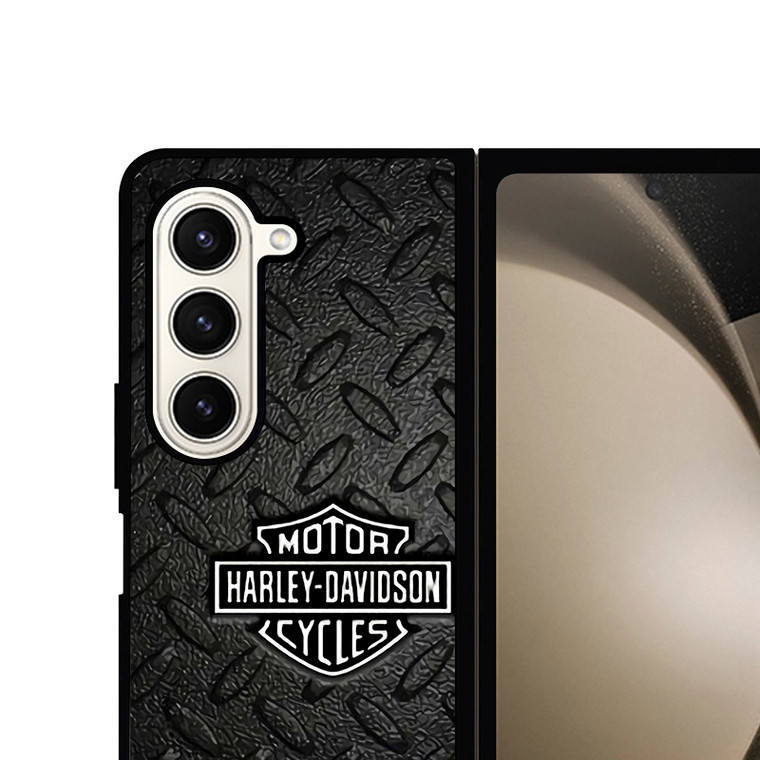 HARLEY DAVIDSON MOTORCYCLE LOGO 3 Samsung Galaxy Z Fold 5 Case Cover