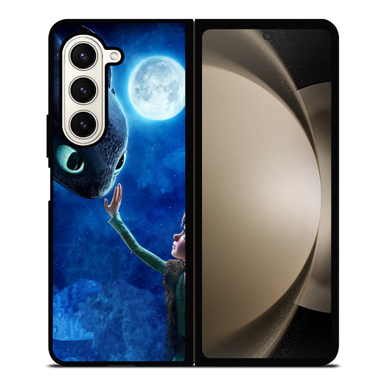 HICCUP TOOTHLESS AND TRAIN YOUR DRAGON Samsung Galaxy Z Fold 5 Case Cover HICCUP TOOTHLESS AND TRAIN YOUR DRAGON Samsung Galaxy Z Fold 5 Case Cover