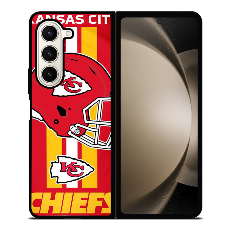 KANSAS CITY CHIEFS HELMET LOGO Samsung Galaxy Z Fold 5 Case Cover