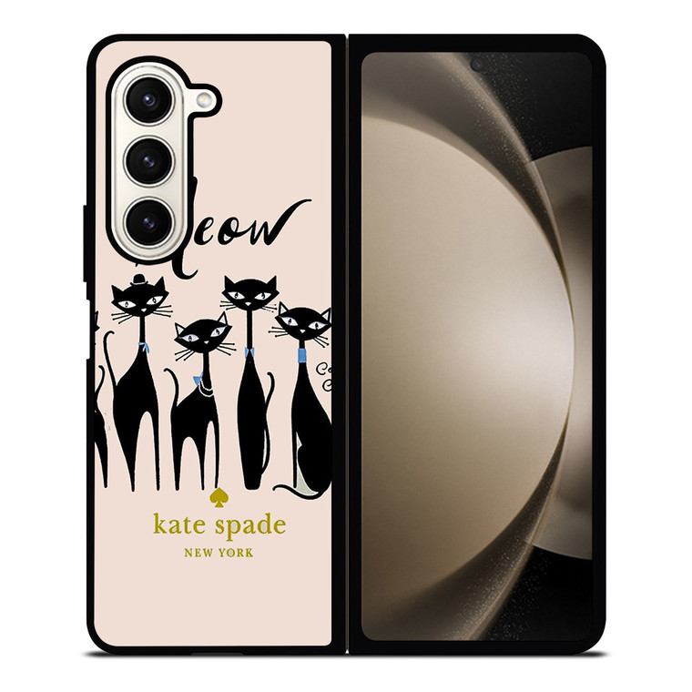 KATE SPADE MEOW CAT Samsung Galaxy Z Fold 5 Case Cover