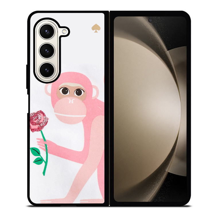 KATE SPADE MONKEY APPLIQUE Samsung Galaxy Z Fold 5 Case Cover