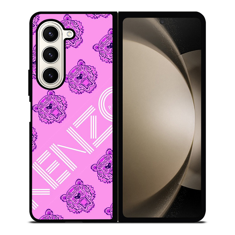 KENZO PARIS VIOLET LOGO Samsung Galaxy Z Fold 5 Case Cover