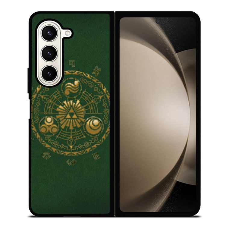 LEGEND OF ZELDA SHEIKAH LOGO Samsung Galaxy Z Fold 5 Case Cover LEGEND OF ZELDA SHEIKAH LOGO Samsung Galaxy Z Fold 5 Case Cover