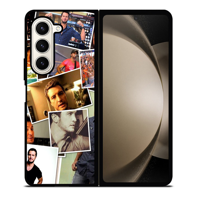 LUKE BRYAN COLLAGE 2 Samsung Galaxy Z Fold 5 Case Cover