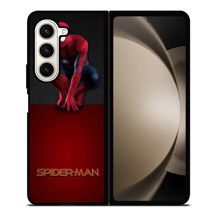 MARVEL SPIDERMAN SHOWING ACTION Samsung Galaxy Z Fold 5 Case Cover