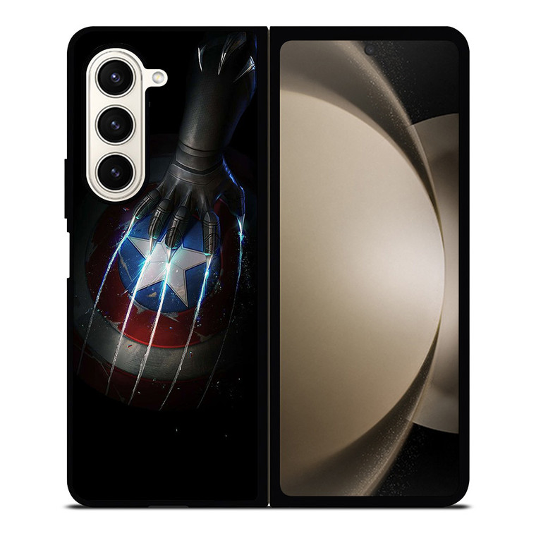 MARVEL STUDIOS CAPTAIN AMERIKA SHIELD Samsung Galaxy Z Fold 5 Case Cover MARVEL STUDIOS CAPTAIN AMERIKA SHIELD Samsung Galaxy Z Fold 5 Case Cover