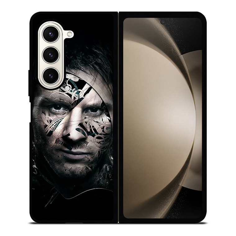 MESSI PORTRAIT DARK Samsung Galaxy Z Fold 5 Case Cover