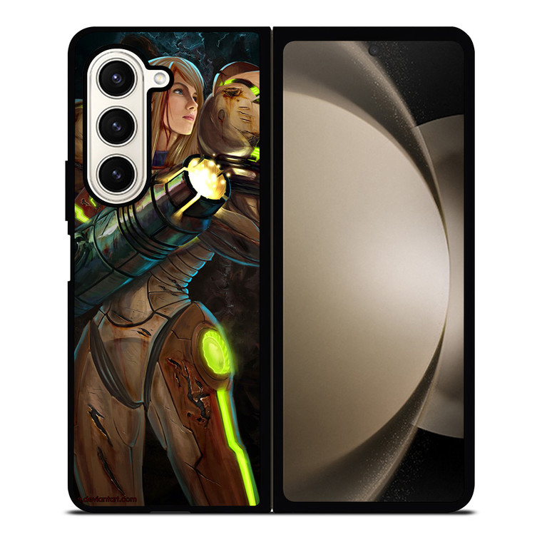 METROID SAMUS ARAN Samsung Galaxy Z Fold 5 Case Cover