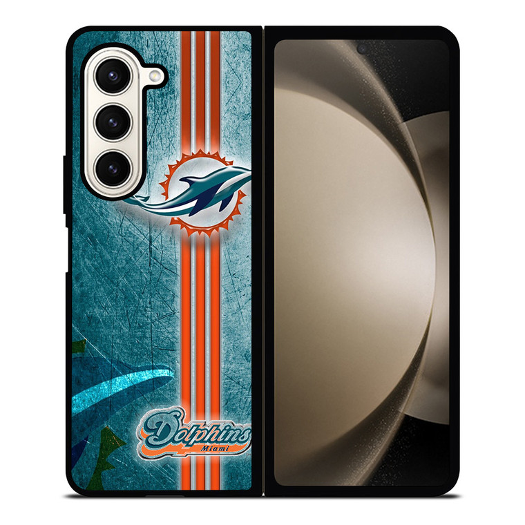 MIAMI DOLPHINS TEAM LOGO Samsung Galaxy Z Fold 5 Case Cover