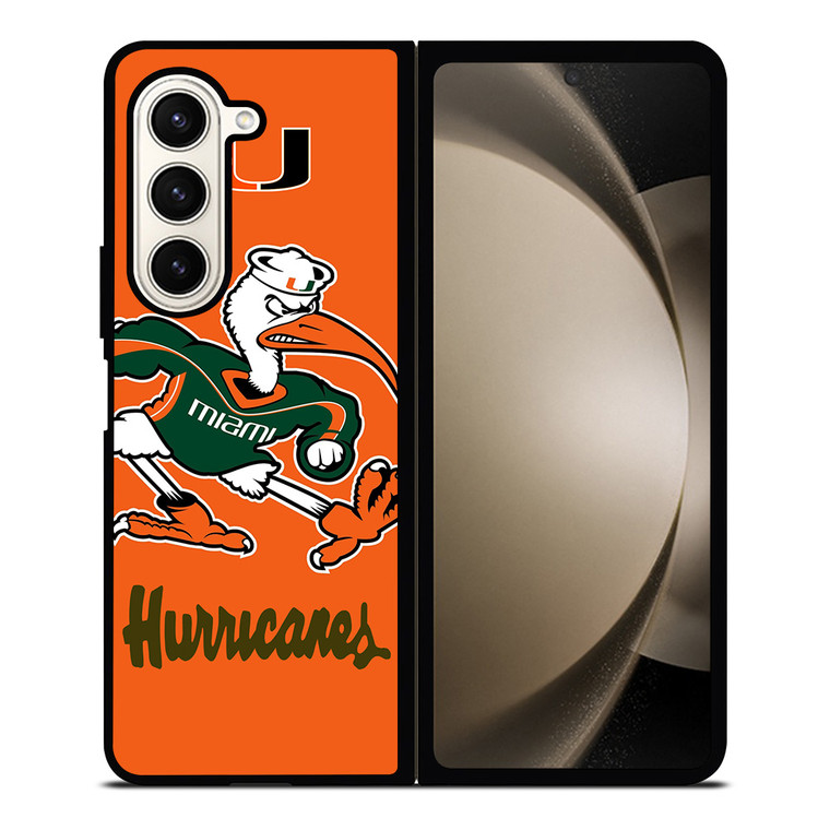 MIAMI HURRICANES LOGO Samsung Galaxy Z Fold 5 Case Cover