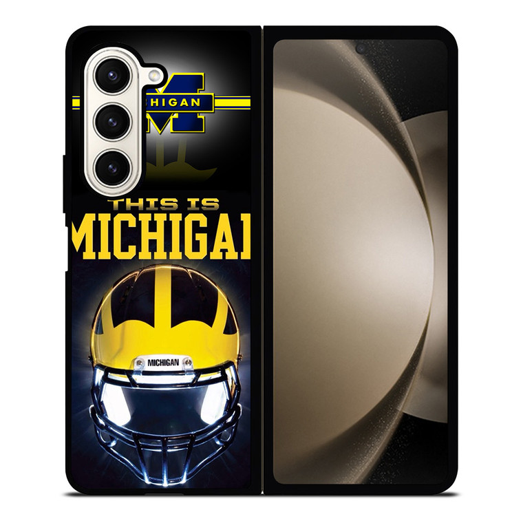 MICHIGAN WOLVERINES FOOTBALL Samsung Galaxy Z Fold 5 Case Cover