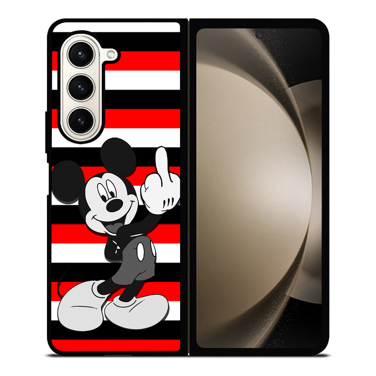 MICKEY MOUSE DISNEY MIDDLE FINGER Samsung Galaxy Z Fold 5 Case Cover