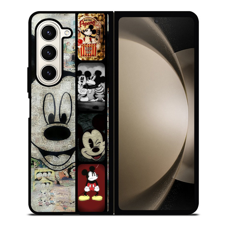 MICKEY MOUSE PAPER Samsung Galaxy Z Fold 5 Case Cover