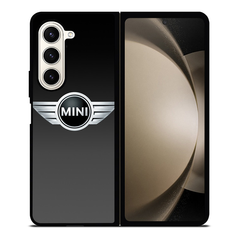 MINI COPER BLACK LOGO Samsung Galaxy Z Fold 5 Case Cover