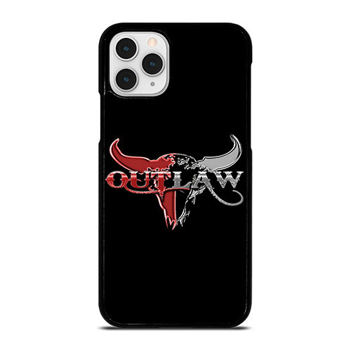 OUTLAW LOGO RED SILVER METAL iPhone 11 Pro Case