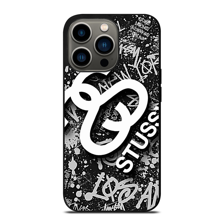 STUSSY ABSTRACT LOGO iPhone 13 Pro Case STUSSY ABSTRACT LOGO iPhone 13 Pro Case