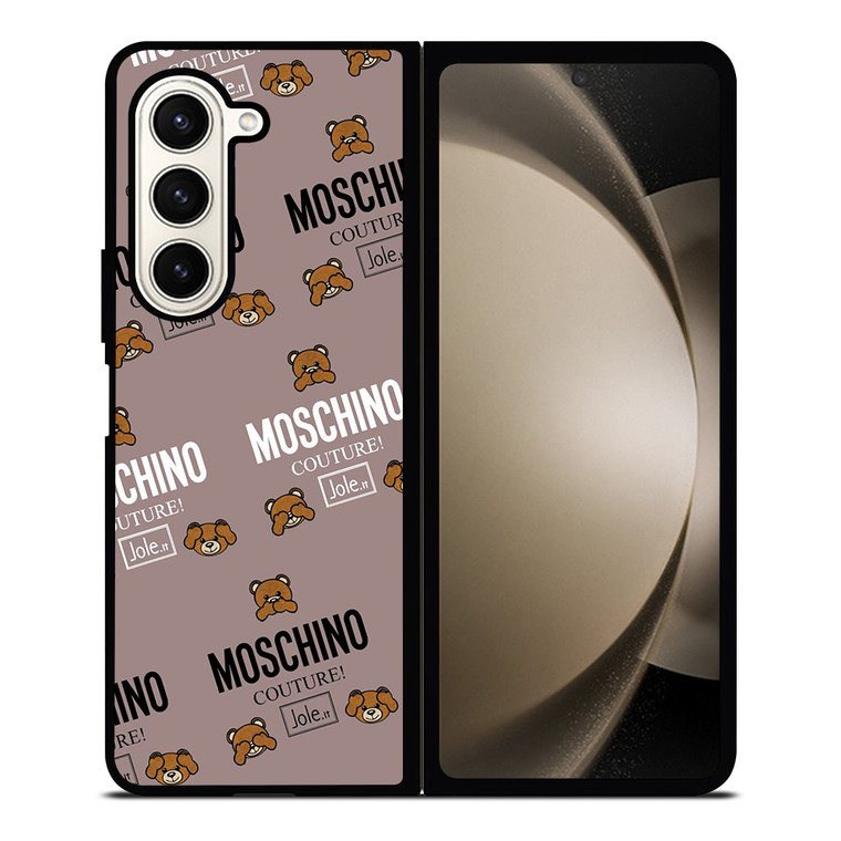 MOSCHINO COUTURE LOGO Samsung Galaxy Z Fold 5 Case Cover