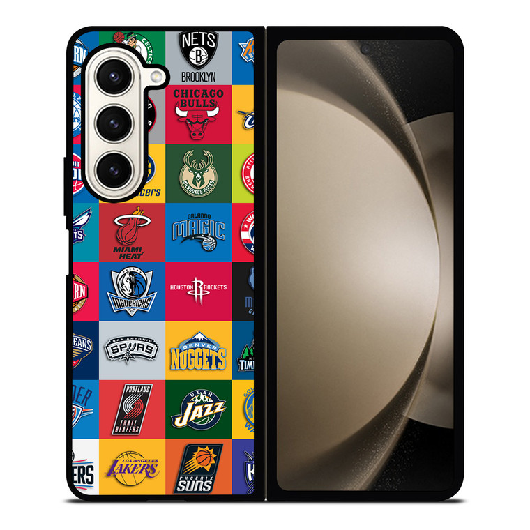 NBA TEAM COLLAGE Samsung Galaxy Z Fold 5 Case Cover