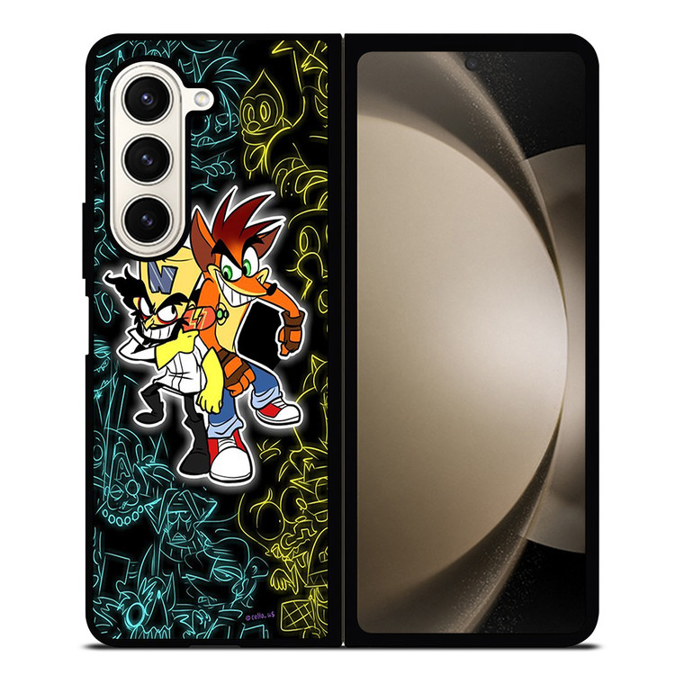 NEW CRASH BANDICOOT Samsung Galaxy Z Fold 5 Case Cover