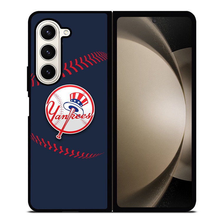 NEW YORK YANKEES BASEBALL LOGO ICON Samsung Galaxy Z Fold 5 Case Cover