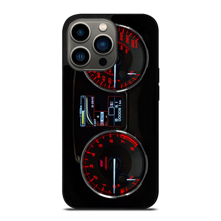 SUBARU IMPREZA WRX STI LCD DISPLAY iPhone 13 Pro Case