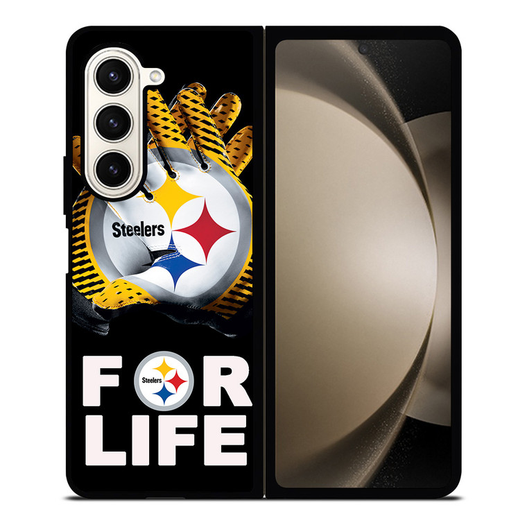 PITTSBURGH STEELERS FOR LIFE Samsung Galaxy Z Fold 5 Case Cover
