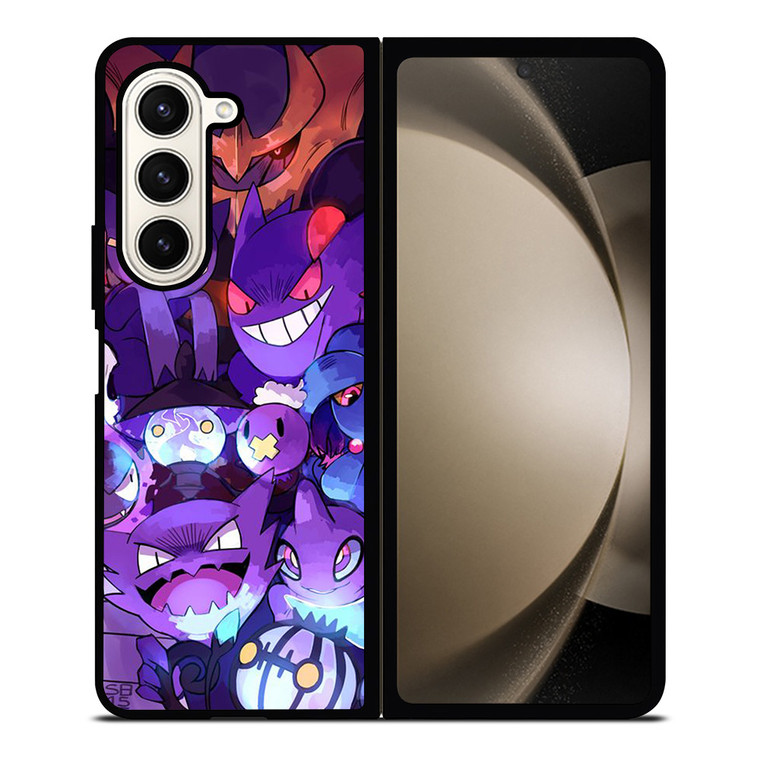POKEMON GASTLY HAUNTER GENGAR ART GO Samsung Galaxy Z Fold 5 Case Cover POKEMON GASTLY HAUNTER GENGAR ART GO Samsung Galaxy Z Fold 5 Case Cover