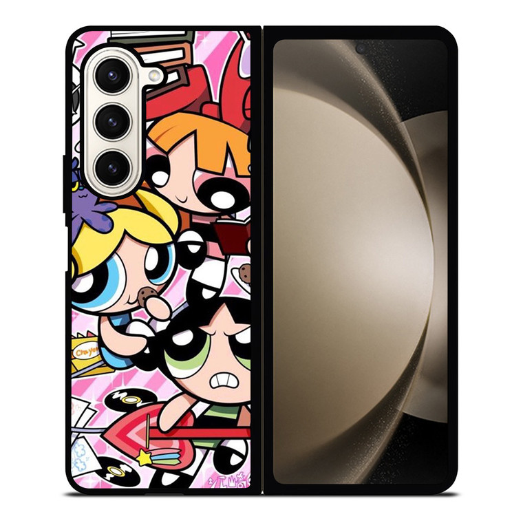 POWER PUFF GIRL CARTOON Samsung Galaxy Z Fold 5 Case Cover