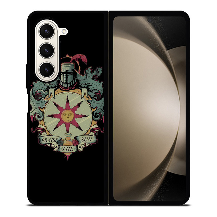 PRAISE THE SUNS DARK SOULS Samsung Galaxy Z Fold 5 Case Cover PRAISE THE SUNS DARK SOULS Samsung Galaxy Z Fold 5 Case Cover