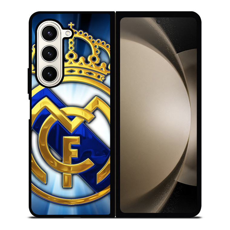 REAL MADRID SHINE LOGO Samsung Galaxy Z Fold 5 Case Cover REAL MADRID SHINE LOGO Samsung Galaxy Z Fold 5 Case Cover