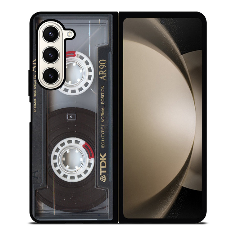 RETRO CASSETTE TAPE 3 Samsung Galaxy Z Fold 5 Case Cover