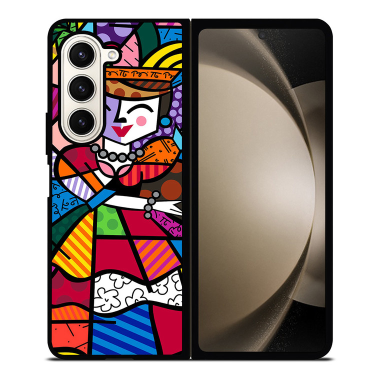 ROMERO BRITTO LOVE 2 Samsung Galaxy Z Fold 5 Case Cover ROMERO BRITTO LOVE 2 Samsung Galaxy Z Fold 5 Case Cover