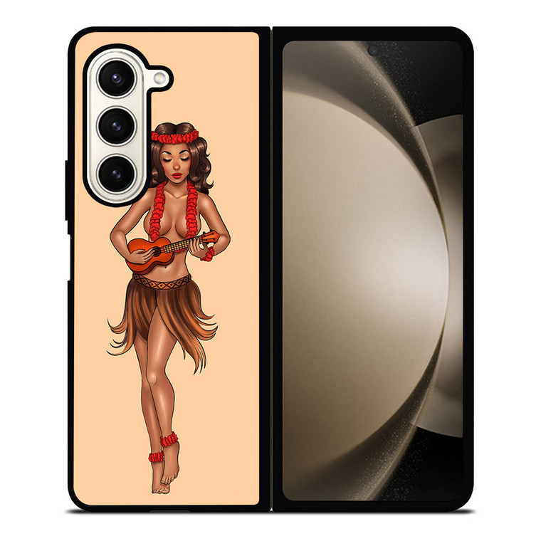 SAILOR JERRY S HULA GIRL Samsung Galaxy Z Fold 5 Case Cover