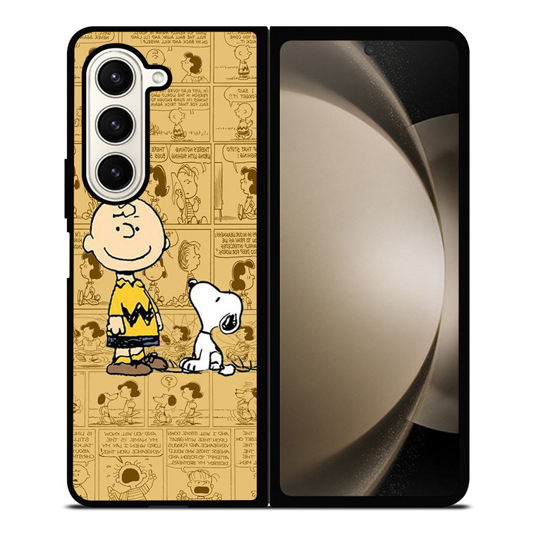 SNOOPY CHARLIE BROWN Samsung Galaxy Z Fold 5 Case Cover SNOOPY CHARLIE BROWN Samsung Galaxy Z Fold 5 Case Cover