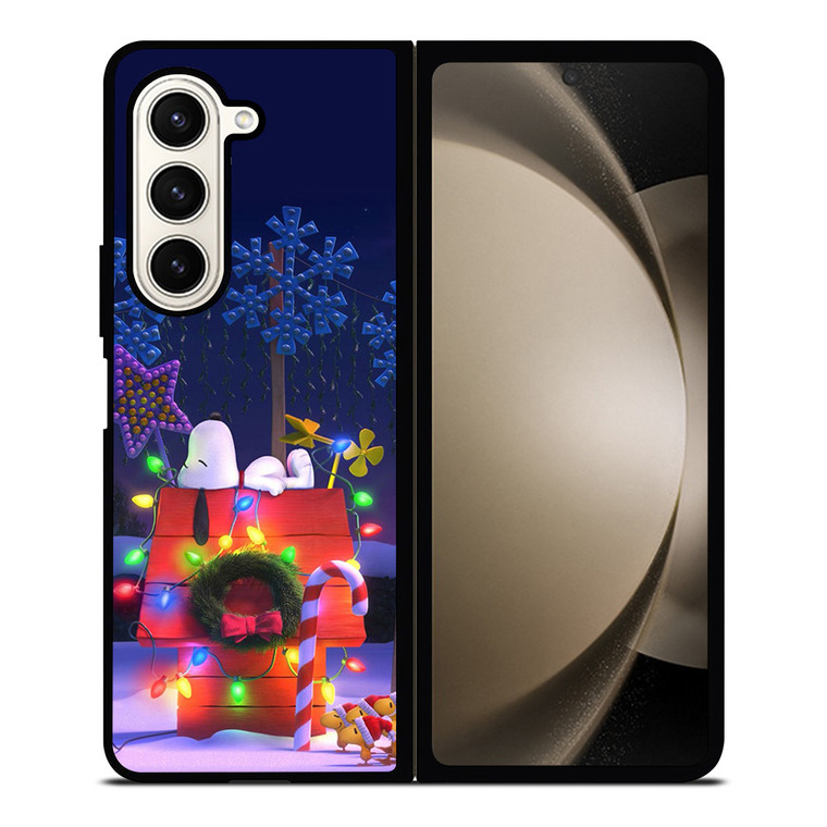 SNOOPY CHRISTMAS THE PEANUTS Samsung Galaxy Z Fold 5 Case Cover