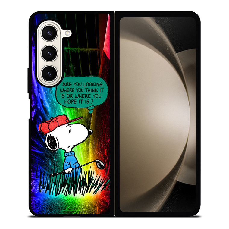 SNOOPY QUESTION Samsung Galaxy Z Fold 5 Case Cover