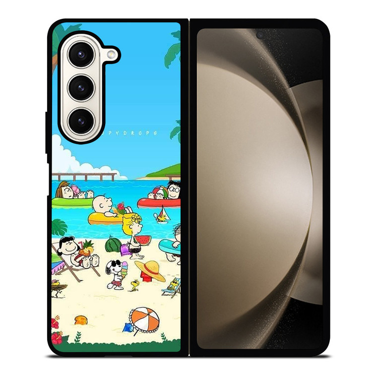 SNOOPY THE PEANUTS BEACH Samsung Galaxy Z Fold 5 Case Cover SNOOPY THE PEANUTS BEACH Samsung Galaxy Z Fold 5 Case Cover