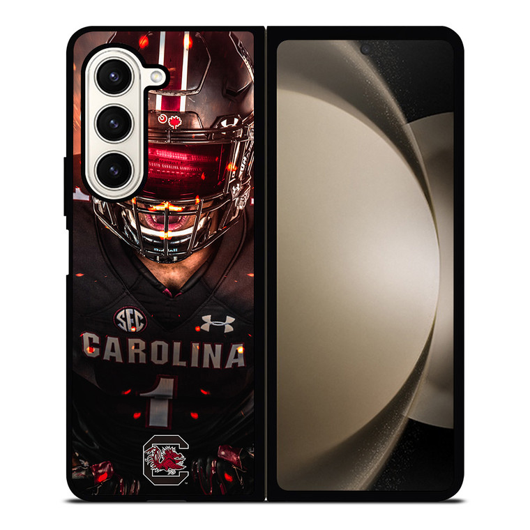 SOUTH CAROLINA GAMECOCKS 2 Samsung Galaxy Z Fold 5 Case Cover SOUTH CAROLINA GAMECOCKS 2 Samsung Galaxy Z Fold 5 Case Cover