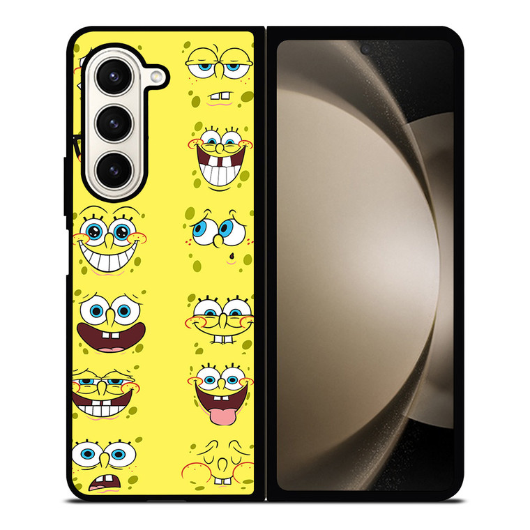 SPONGE BOB MOOD FACE Samsung Galaxy Z Fold 5 Case Cover SPONGE BOB MOOD FACE Samsung Galaxy Z Fold 5 Case Cover