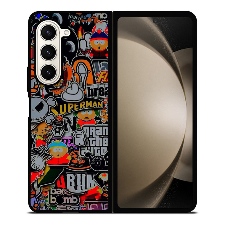 STICKER BOMB COMPILATION Samsung Galaxy Z Fold 5 Case Cover