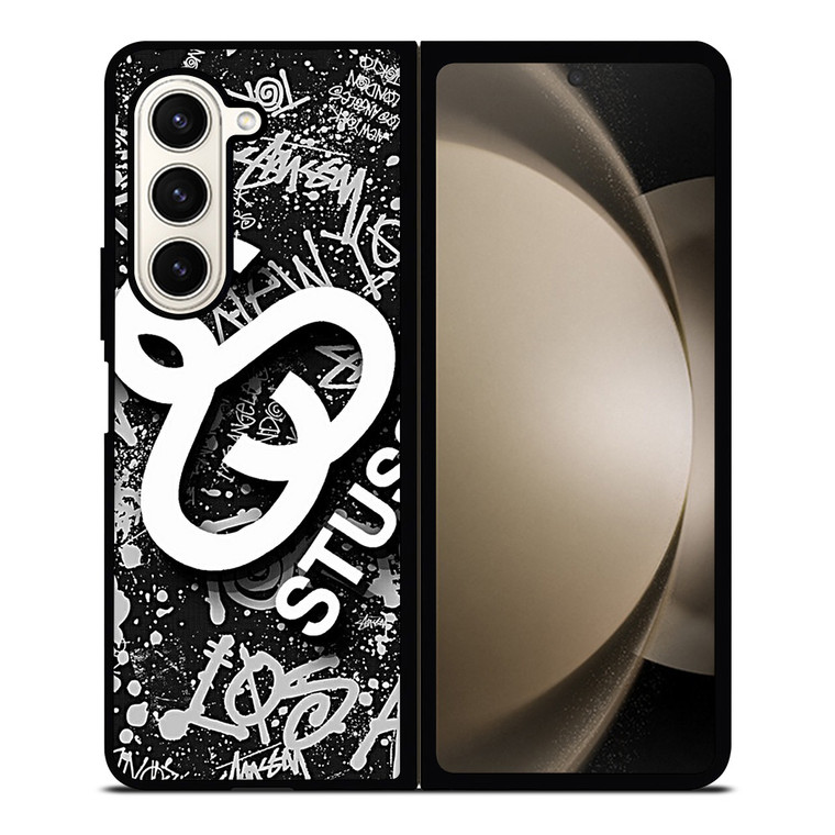 STUSSY ABSTRACT LOGO Samsung Galaxy Z Fold 5 Case Cover STUSSY ABSTRACT LOGO Samsung Galaxy Z Fold 5 Case Cover