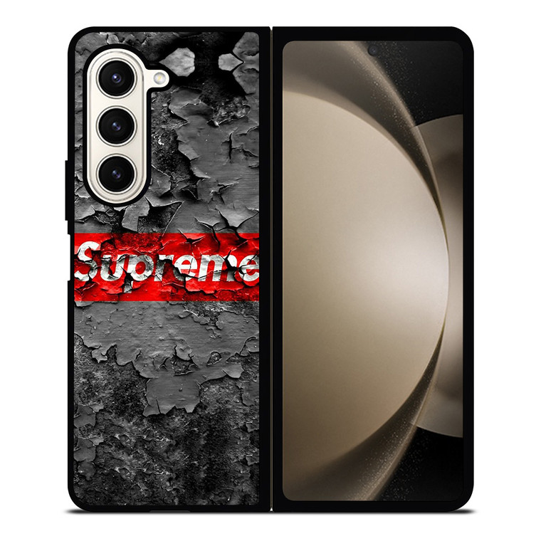 SUPREME CRACKED LOGO Samsung Galaxy Z Fold 5 Case Cover SUPREME CRACKED LOGO Samsung Galaxy Z Fold 5 Case Cover