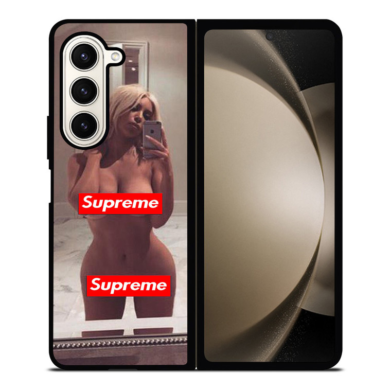SUPREME KIM KARDASHIAN Samsung Galaxy Z Fold 5 Case Cover SUPREME KIM KARDASHIAN Samsung Galaxy Z Fold 5 Case Cover