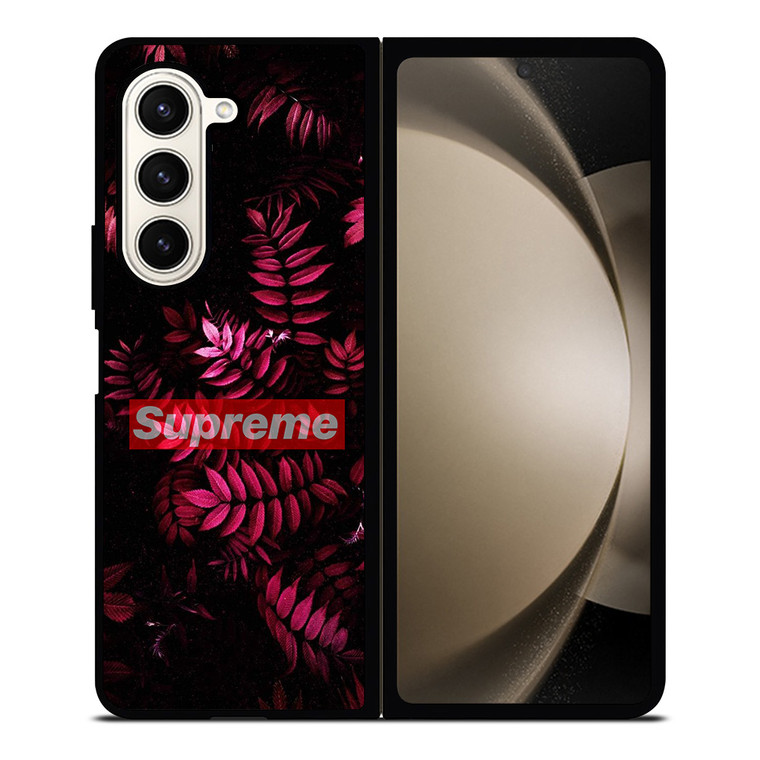 SUPREME LEAFPINK Samsung Galaxy Z Fold 5 Case Cover SUPREME LEAFPINK Samsung Galaxy Z Fold 5 Case Cover