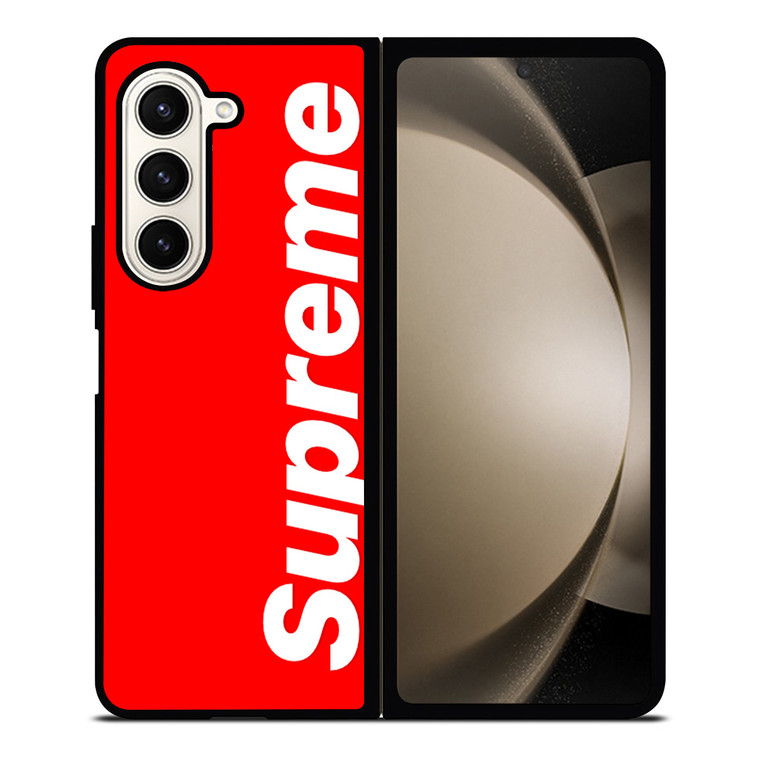 SUPREME RED LOGO Samsung Galaxy Z Fold 5 Case Cover