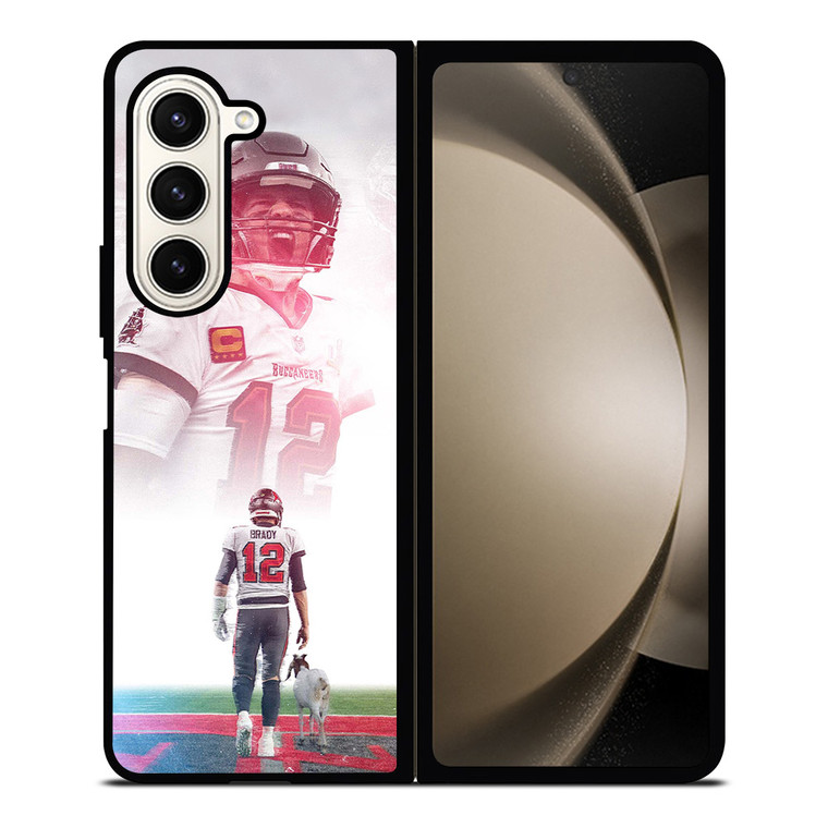 TAMPA BAY BUCANEERS TOM BRADY Samsung Galaxy Z Fold 5 Case Cover